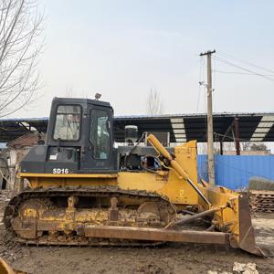 รถดันดิน SD16 ปี 2018 สำหรับงานดินแห้ง เครื่องจักรก่อสร้างมือสอง 160 แรงม้า รถดันดินแบบตีนตะขาบ 	 ใช้รถตักดินยี่ห้อ Shantui - Product Image 3
