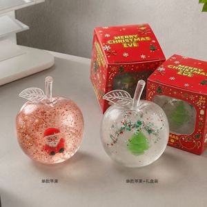Jouet à presser en maltose en forme de pomme, surprise de la veille de Noël, cadeau pour enfants - Product Image 3