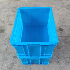 Thickened Rectangular Plastic <b>Crate</b> 520x380x270mm <b>Stackable</b> Industrial Logistics Storage Box Solid Design For General Packaging - Product Image 2