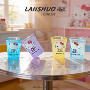Ornement en résine Lanshuo Mini Hello Kitty pour coque de téléphone DIY, porte-clés, accessoire de bijouterie - Product Image 3