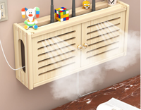 Boîte de rangement de routeur sans fil étagère WiFi murale sans trou pour chat boîte d'abri décorative boîte décodeur étagère