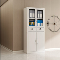 Armoire de classement métallique Homniture avec serrure, armoire de rangement en fer pour documents, dossiers et papeterie
