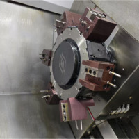 Tour CNC à banc incliné TCK56, centre de tournage horizontal automatique, machine-outil CNC pour le traitement des métaux