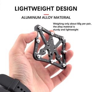 Pedal de Bicicleta para Convertir a Pedal Plano, Placa de Pedal de Aleación de Aluminio, Compatible con Bicicleta de Carretera <span class=keywords><strong>SPD</strong></span>/Bicicleta de Montaña <span class=keywords><strong>SPD</strong></span>/Bicicleta de Carretera KEO - Product Image 4