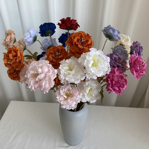 Fleurs artificielles Meiyu Craft Flower Factory, boules de neige à trois têtes, 30 cm, 100 cm, en soie, pour mariage et décoration intérieure - Product Image 2