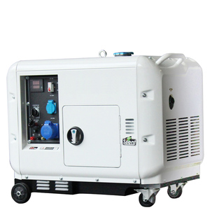 เครื่องกำเนิดไฟฟ้าดีเซลแบบเงียบมาตรฐานยุโรป CE Certified ขนาด 5kva/5kw/8kva/10kva แบบพกพา อินเวอร์เตอร์ 50HZ 110V 220V 380V เสียงเบา - Product Image 3