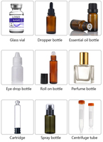 Machines automatiques de remplissage de liquides pour petites bouteilles en verre de table, machine de remplissage, de bouchage et de capsulage de flacons en verre pour peptides