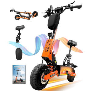 Monopattino Elettrico DOF 60V 27AH per Adulti, 5600W Doppio Motore, per Pendolari con Autonomia di 60km - Product Image 6