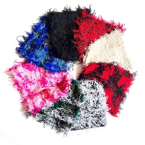 Gorros de Punto Y2k al por Mayor, con Logotipo Personalizado, Gorro de Invierno de Camuflaje, Pasamontañas, Gorro de Esquí, Gorro de Punto Desgastado, de Mohair - Product Image 1