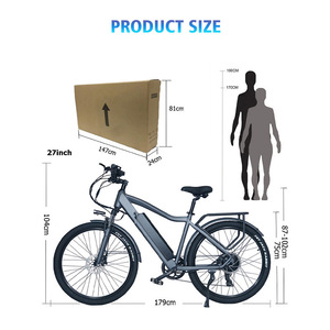 Vélo de montagne électrique 48V 27,5 pouces avec batterie amovible 400W, freins à disque hydrauliques, écran LCD, tout-terrain, pour adulte, modèle F26, alimenté par batterie - Product Image 4