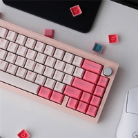 Personality Valentines Day Keycaps Cherry Profile Doubleshot 166 Keys With ISO Enter Key 6.25u 7u Spacebar for Keyboard