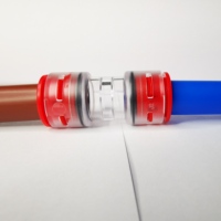 Conector Reductor de Microductos de ABS/Plástico para Entierro Directo, Reductor de Empuje para Fibra Óptica 5/3.5mm para Uso FTTX