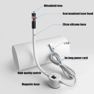 Luce Laser Rossa USB con Base Magnetica per Posizionamento e Allineamento, Guida per Quilting e Cucitura Dritta su Macchina da Cucire - Product Image 3