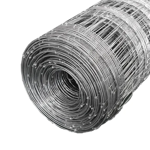 Panneau de clôture en treillis soudé en fil de fer galvanisé pour l'élevage de chèvres et de bovins, 1,2 m/100 m, avec service de pliage - Product Image 3