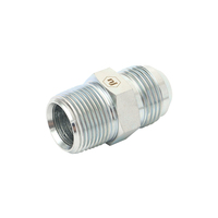 Konektor Tabung JIC Nptf Pria, Sambungan Adaptor Hidrolik, Fitting Pipa Pria, Adaptor Lurus