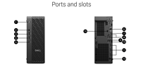Dell Pro Max Micro FCM 2250 Mini Tower Workstation, U9 285 20-Core, 8GB/265GB SSD, 180w Grafis Terintegrasi, Desktop Bisnis