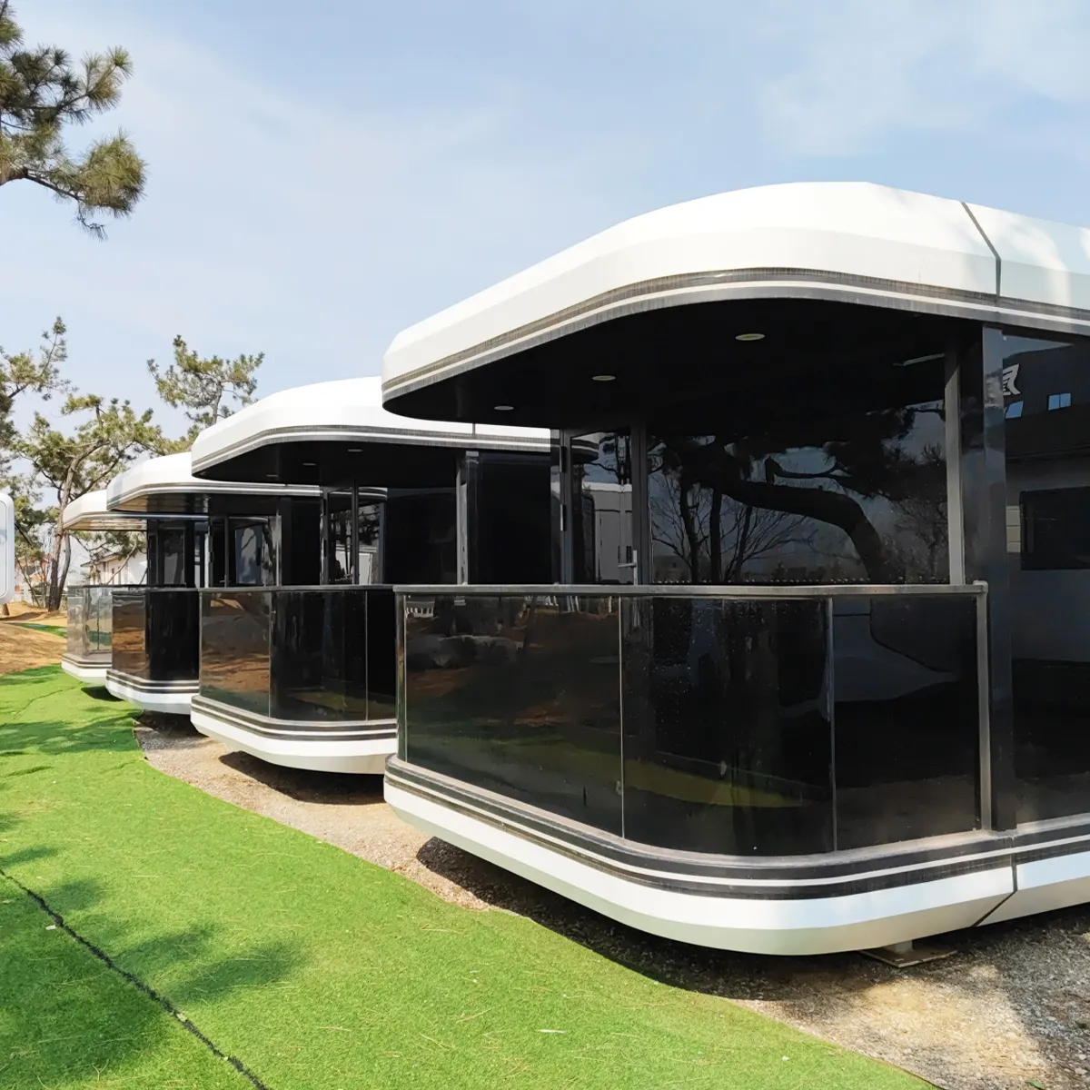 prefab houses wholesale price space capsule container house capsule houses for 5 person