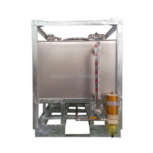 Precio de fábrica 1000L 2000L tanque de almacenamiento de gas combustible apilable de acero inoxidable IBC tanque de mano para líquidos peligrosos - Product Image 5