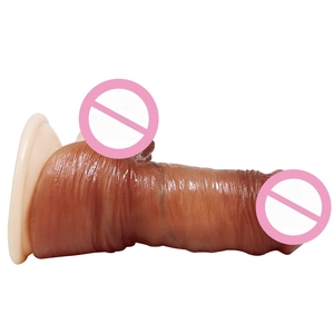 Большой силиконовый имитационный фаллоимитатор для мужчин, с зубами волка, эротический секс-продукт для взрослых с утолщенным увеличенным пенисом, носимый и мягкий - Product Image 3