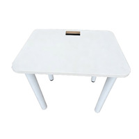 Meubles de classe, table carrée, table de formation, table longue d'école avec roulettes