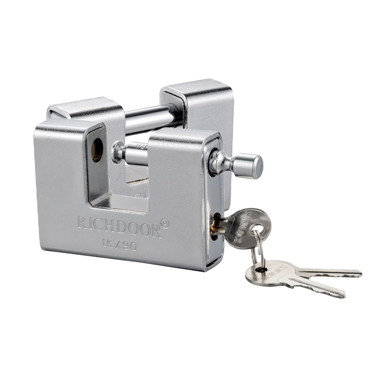 Rectangle brass lock cylinder padlock full armoured stainless steel anti rust hardened steel padlock