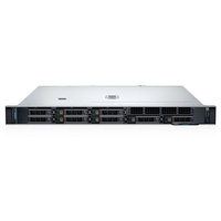 Serveur de stockage Dell 1U en rack R360, processeur Xeon, 16 Go de RAM, 32 To SAS, vente flash pour l'infrastructure cloud