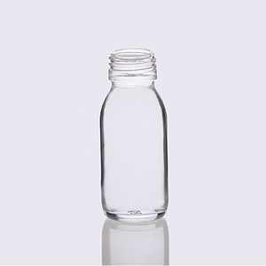 30Ml <span class=keywords><strong>60Ml</strong></span> 100Ml 125Ml 150Ml Rõ Ràng Glass Syrup Lỏng Bằng Miệng Y Tế Chai DIN 28Mm - Product Image 2
