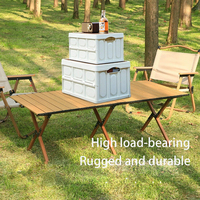 Mobilier d'extérieur bon marché Table de camping pliable et résistante pour barbecue, pique-nique, table et chaises de camping