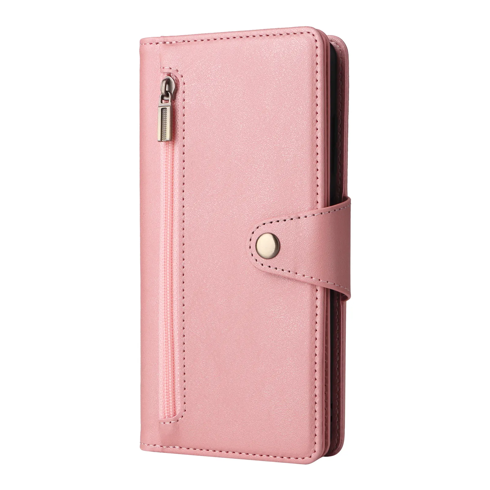 Solid Color Shockproof Card Slot Holder Flip Cover Leather For Samsung A52 A M Series