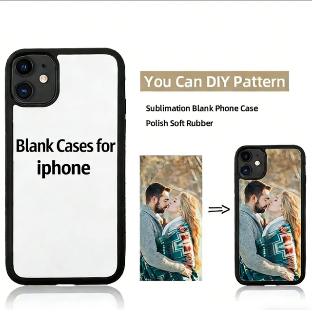 Wholesale Sublimation Phone Case 2D TPU Custom Blank for Heat Transfer for iPhone 16 15 14 Pro Max Plus