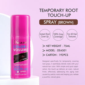 <span class=keywords><strong>Spray</strong></span> de teinture capillaire temporaire Disaar Brown pour recouvrir instantanément les racines, séchage rapide, teinture pour <span class=keywords><strong>cheveux</strong></span> gris et <span class=keywords><strong>blancs</strong></span> en vrac - Product Image 2