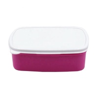 Boîte à déjeuner de conception personnalisée OEM pour enfant, promotion de retour à l'école, boîte à nourriture vierge par Sublimation