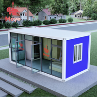 Maison préfabriquée moderne en conteneur de 20 pieds et 40 pieds pour la conception de maisons, café modulaire et hôtel, appartement en kit à une pièce
