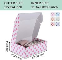 12x9x4 blanc élégant coffrets cadeaux de luxe en vrac vide décoratif boîtes d'emballage cadeau avec couvercles boîtes d'emballage d'expédition en carton