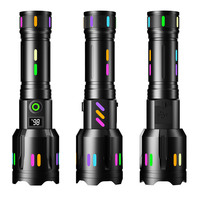 Lampe de poche tactique étanche ultra puissante et longue portée Type-C rechargeable pour le camping Linterna 100000 lumens