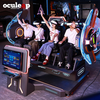 Cinéma VR pour 4 joueurs, nouvelle version 2026, simulateur de montagnes russes 9D en réalité virtuelle 3D, machine de jeu d'arcade 7D 12D, cinéma de jeu 5D