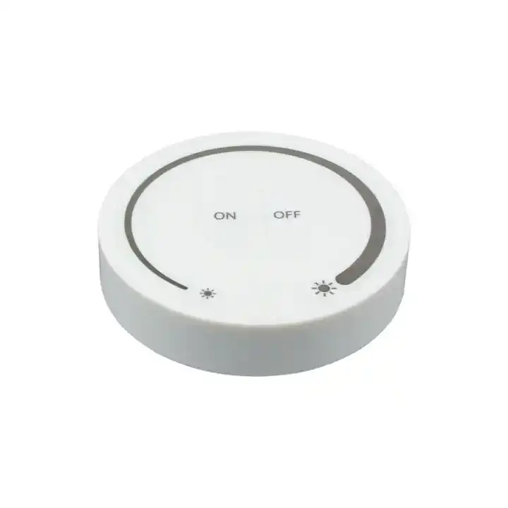 Venda quente moderno Round Single Color Touch Panel Dimming Controle Remoto 2.4G Brilho sem fio Ajustar LED Dimmer