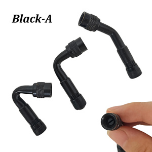 Tabung Ekstensi Katup Tubeless 45 90 135 Derajat Emas Perak untuk Penggantian Perbaikan Sepeda Unicycle - Product Image 2