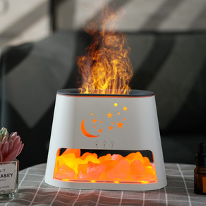 Humidificateur ultrasonique au sel de l'Himalaya, diffuseur d'arômes silencieux pour bureau, diffuseur d'huiles essentielles avec lumière LED pour la maison et le bureau - Product Image 3