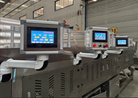 Continue Elektromagnetische Kachel Van Hoge Kwaliteit Voor Pecannoten Noot Sesamhazelnoot Braadmachine 500Kg Shell Pinda 'S Fruitvoeding