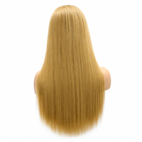 Peluca de Cabello Humano de 20 Pulgadas con Frente de Encaje 5x5, Color Rubio Ceniza con Balayage y Raíz Sombreada, Pre-Desplumada, Nudos Invisibles, Pelucas Realistas