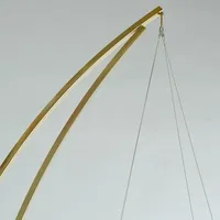 Arche suspendue de 7 pieds pour gâteaux, décoration de fête d'anniversaire, support de fleurs suspendu, lustres en cristal, présentoir à cupcakes
