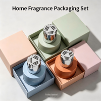 Bouteille diffuseur de parfum cylindrique en verre de 100 ml avec bouchon argenté électroplaqué, vide, pour maison et voiture