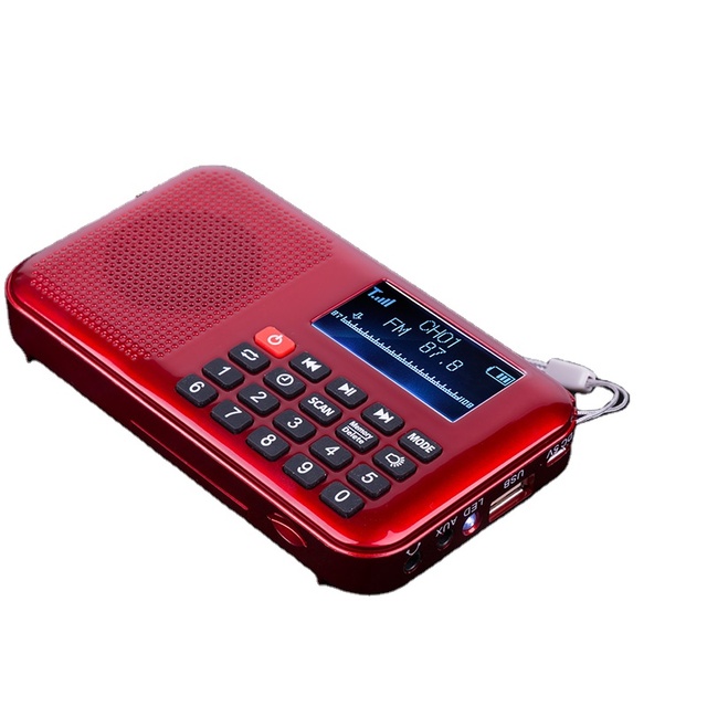 Cheap Price Portable Plastic Vintage Retro Auto Scan Digital FM Radio Receiver with Built-In Speaker LED Display