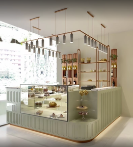 Sáng tạo hiện đại tùy chỉnh mini LED chiếu sáng gian hàng bán hàng tự động cho các cửa hàng kem và quán cà phê cho trung tâm mua sắm - Product Image 6