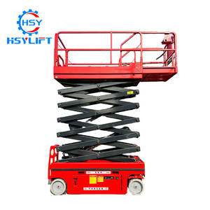 Plateforme Élévatrice à Ciseaux Mobile Autopropulsée sur Chenilles de 4m, 6m, 8m, 10m, 12m, 14m avec Capacité de Charge de 320 kg - Product Image 1