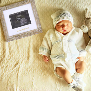 Marco de Fotos de Madera para Ecografía de Bebé, Anuncio de <span class=keywords><strong>Embarazo</strong></span>, Amor a Primera Vista, Marco para Ultrasonido - Product Image 2