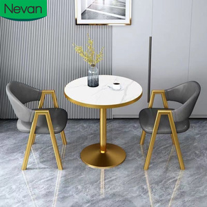 Bộ bàn ghế phòng ăn kiểu mới sang trọng hiện đại, bàn họp tròn kèm 2 ghế, đang bán - Product Image 1