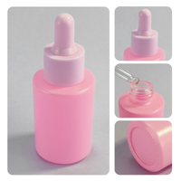Flacon compte-gouttes en verre givré de luxe personnalisé de 15 ml, 20 ml, 30 ml pour huiles essentielles, soins de la peau et emballage de gouttes pour les yeux, flacon de sérum cosmétique