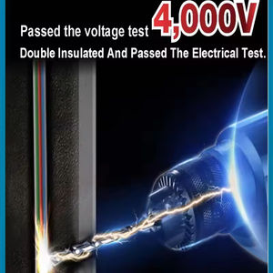 Mini <span class=keywords><strong>perceuse</strong></span> électrique professionnelle 380W, mandrin sans clé 10mm, moteur à balais, réversible, modèle OEM 610A, 2800 tr/min <span class=keywords><strong>pour</strong></span> perçage du métal - Product Image 6